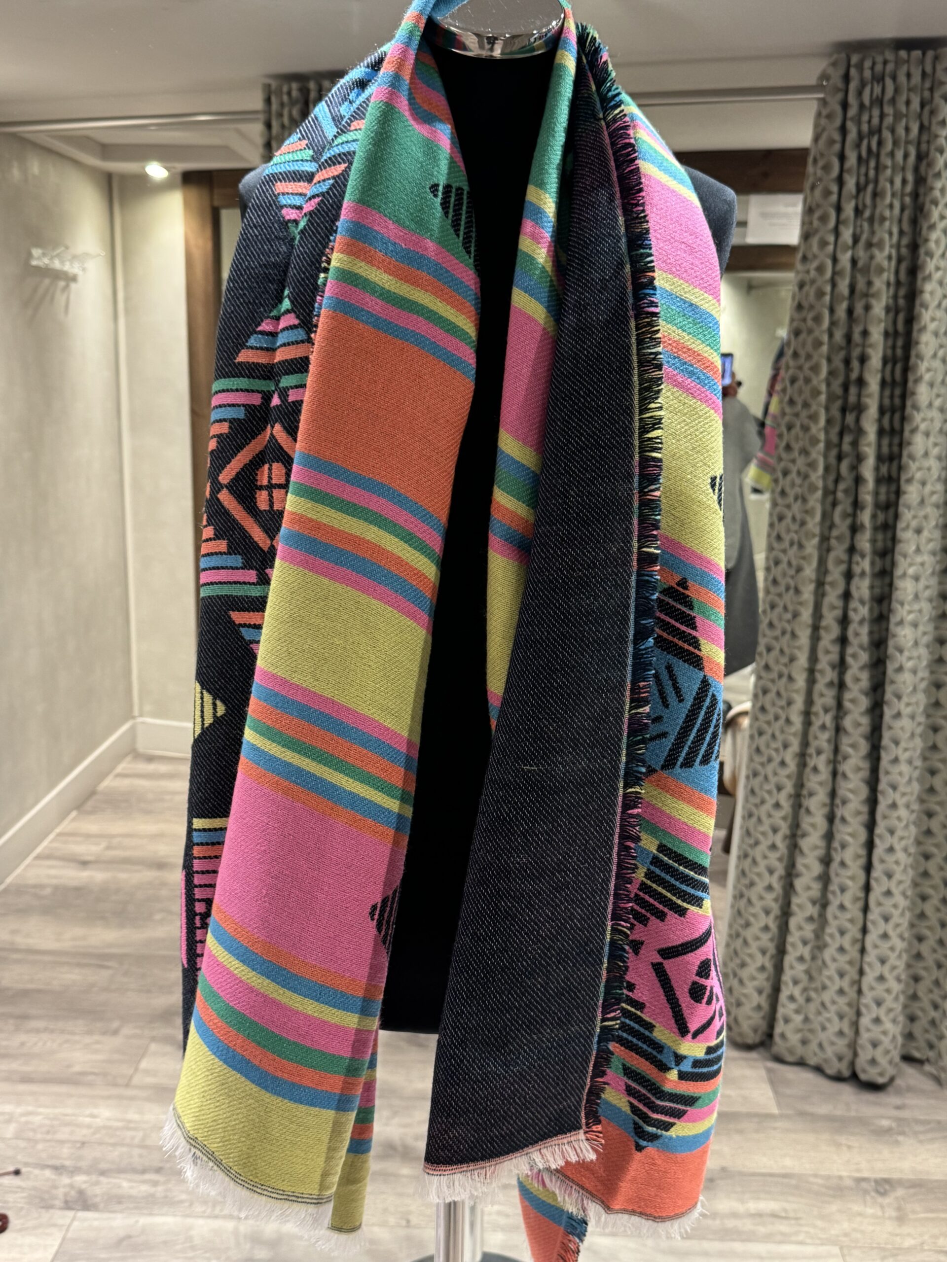 Salisa Northen Stars Scarf In Multi - Image 2