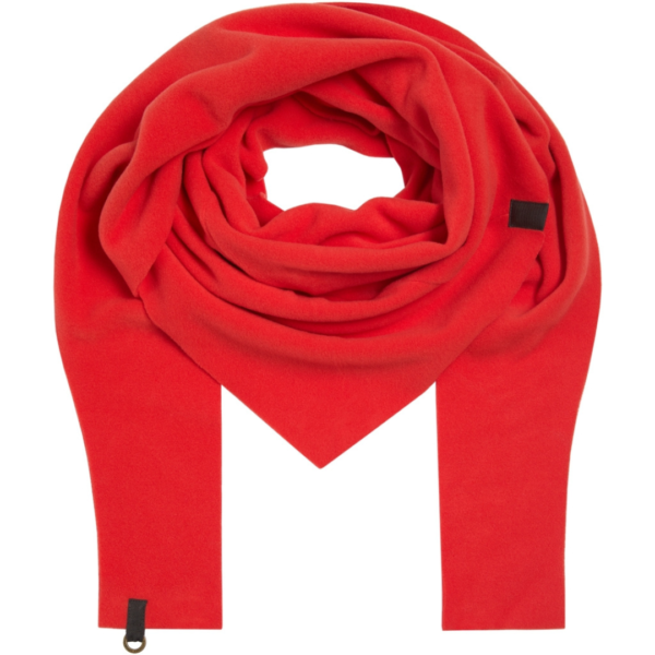 Henriette Steffensen Triangle Scarf in Tomato