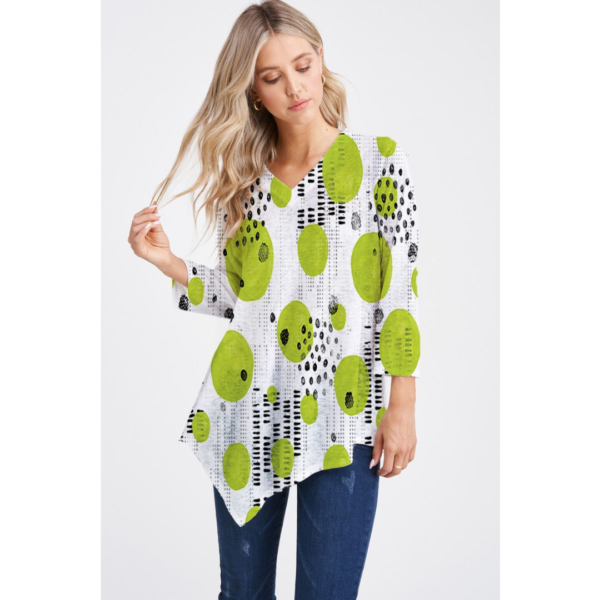 ET Lois Moon V Neck Fine Knit Top