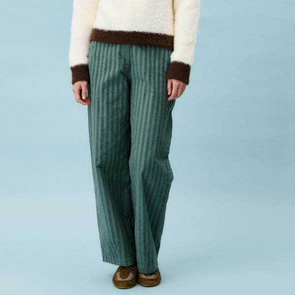 FRNCH Sylvaine Trousers in Aqua Green