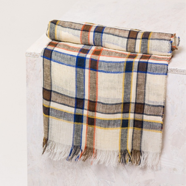 Oska Scarf 603 In Dune Check