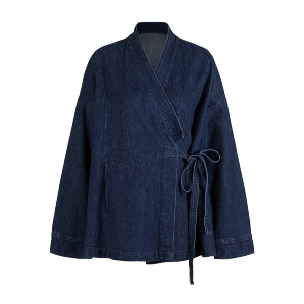 Oska Jacket 607 In Washed Denim