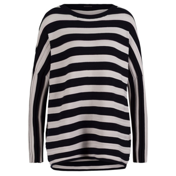 Oska Pullover 621 In Navy Stripe