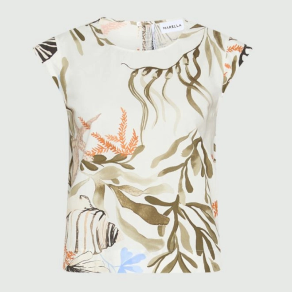 Marella Mllaffine Top In Optical White