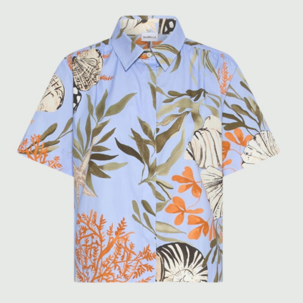 Marella Mllformosa Shirt In Light Blue