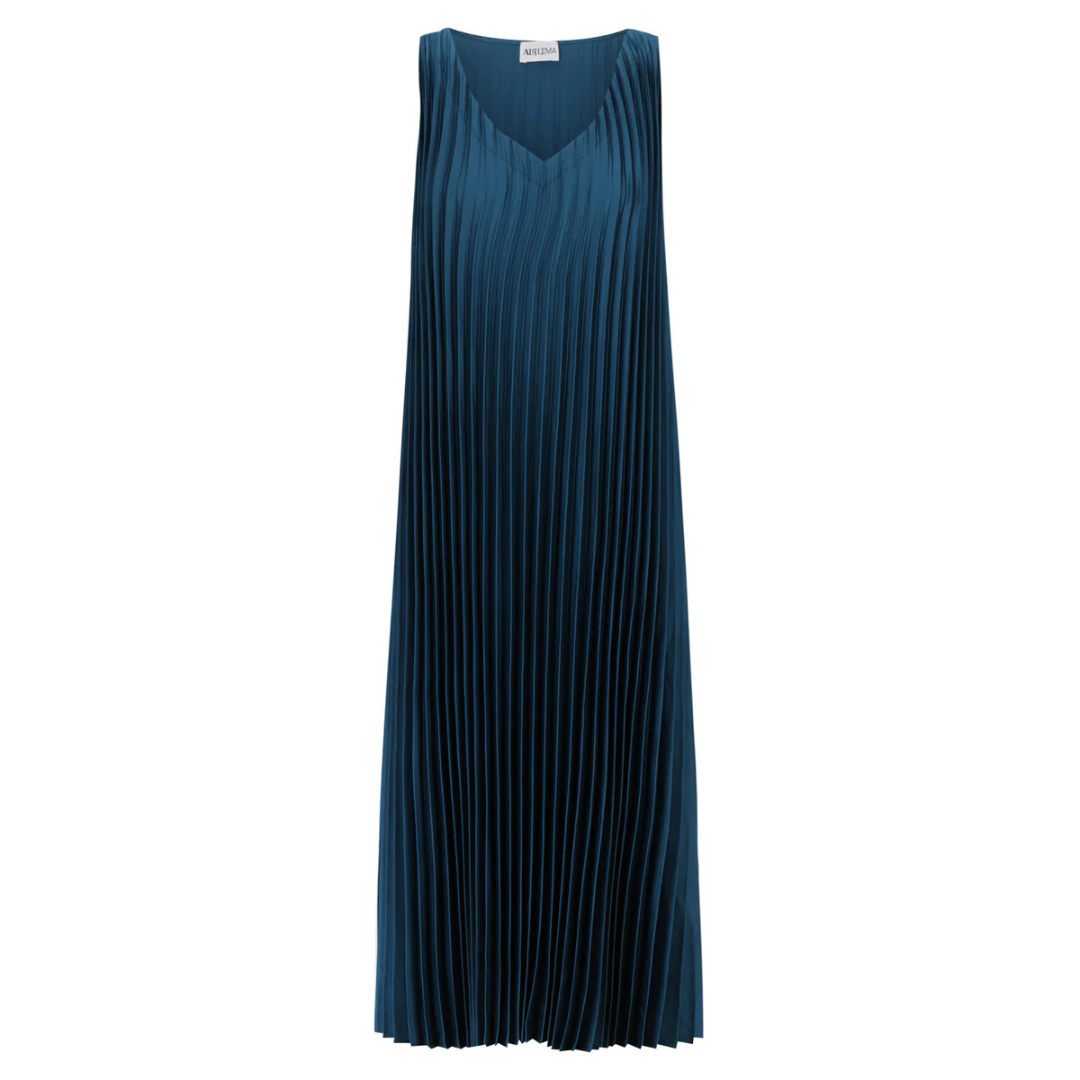 Alquema Zuko Dress in Blue Steel