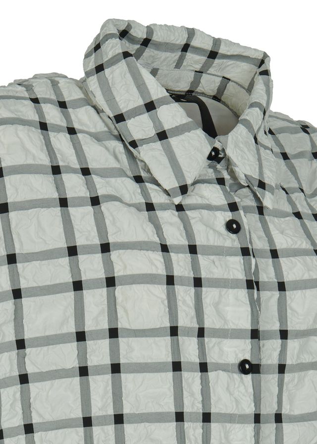 Kozan Shirt White With Black Check - Image 3