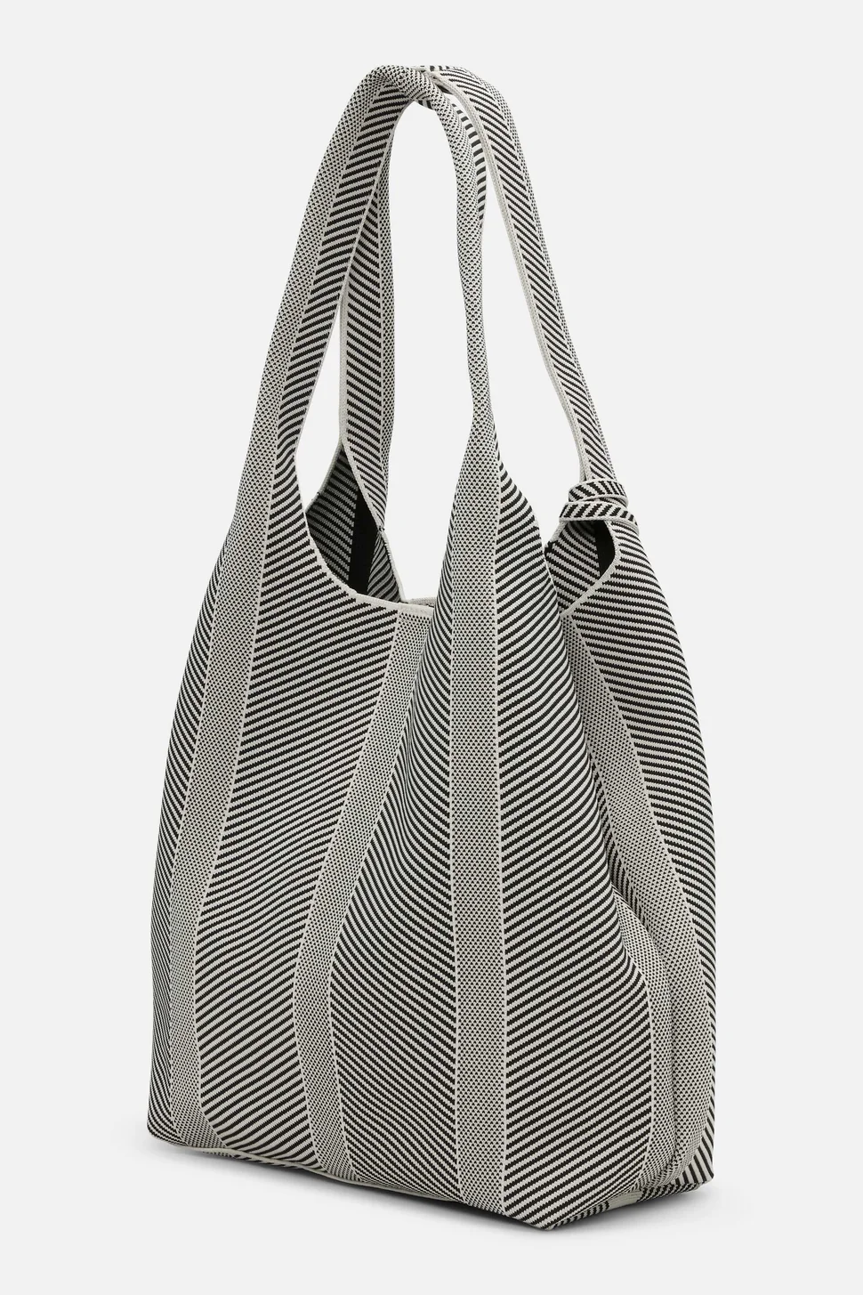Ilse Jacobsen Knitty 01 Bag in Milk Creme Black - Image 4