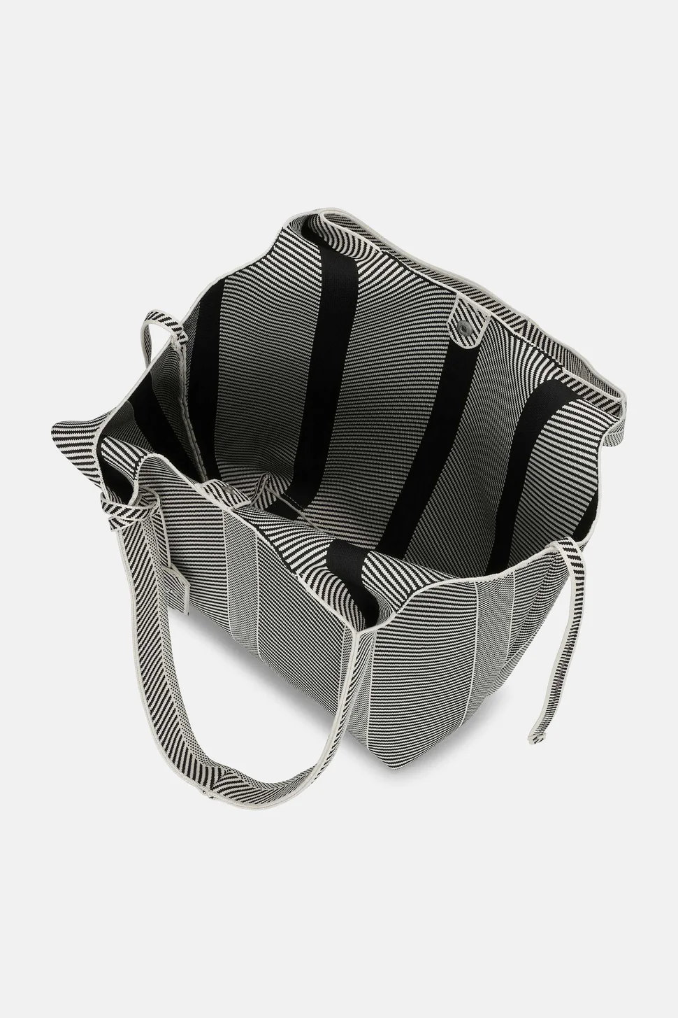 Ilse Jacobsen Knitty 01 Bag in Milk Creme Black - Image 5