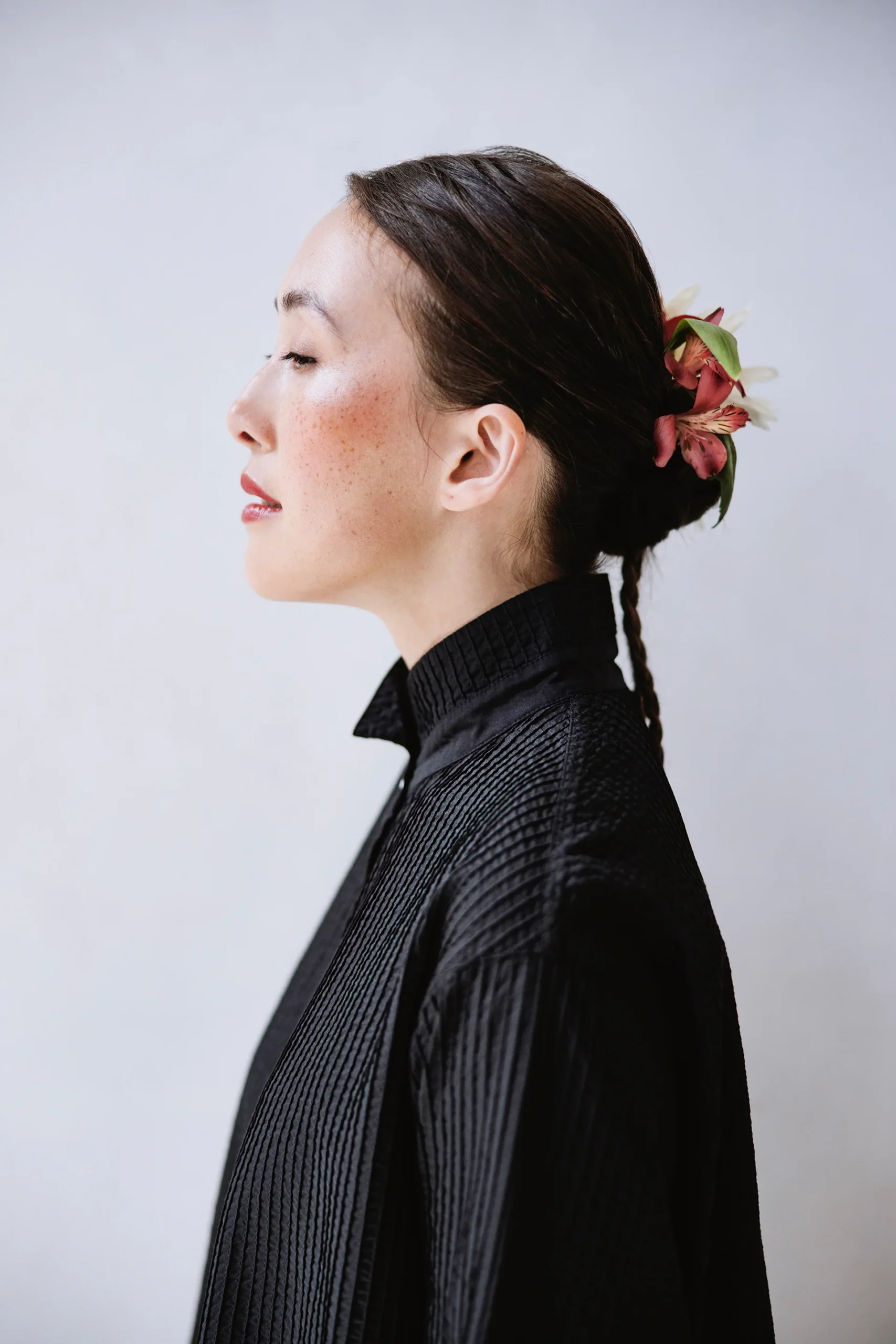 Yacco Maricard Cotton Lawn Tunic In Black - Image 2