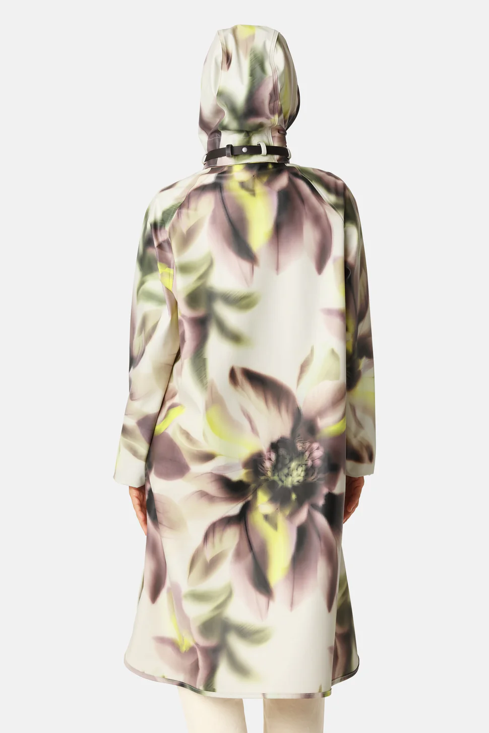 Ilse Jacobsen Rain Coat in Light Photoristic Flower - Image 4