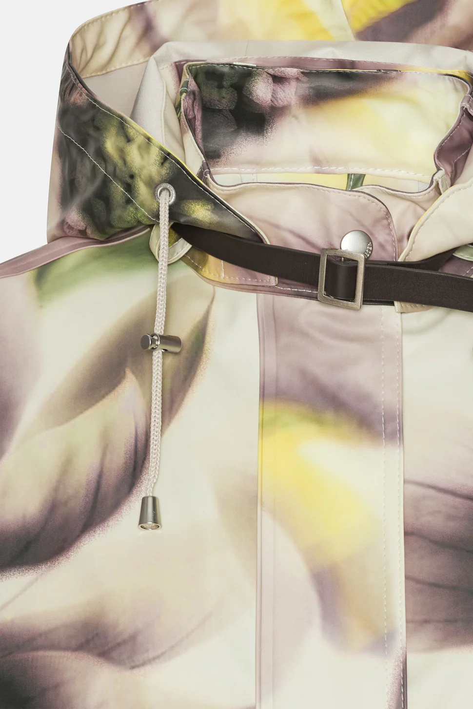 Ilse Jacobsen Rain Coat in Light Photoristic Flower - Image 6