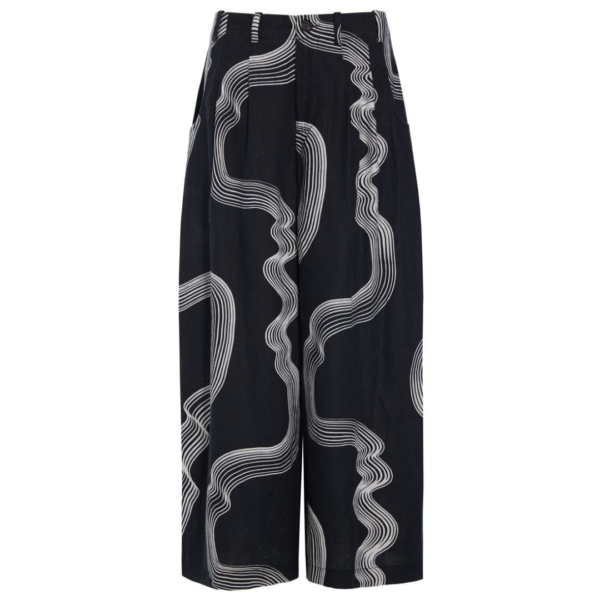 Bitte Kai Rand Hikazu Trouser in Black and White