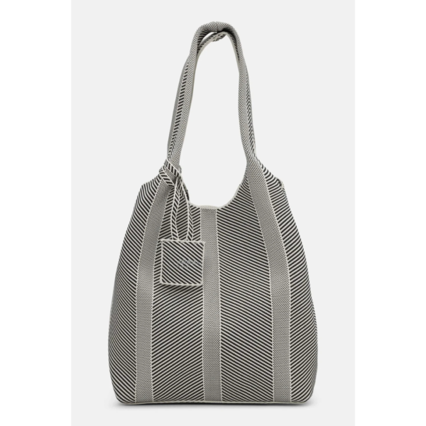Ilse Jacobsen Knitty 01 Bag in Milk Creme Black