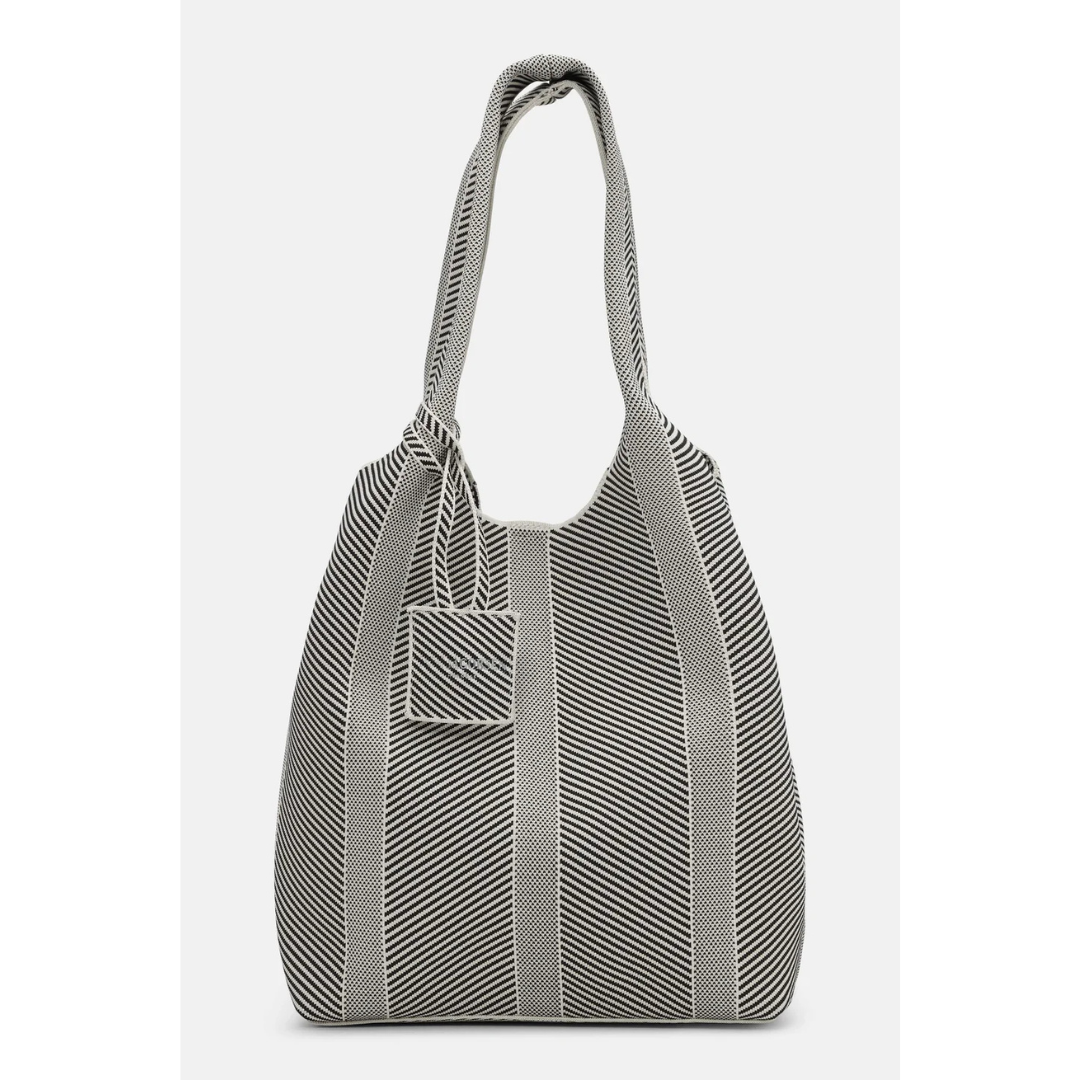 Ilse Jacobsen Knitty 01 Bag in Milk Creme Black