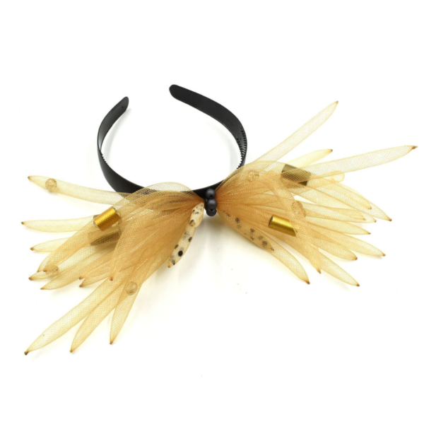 Christina Brampti Headband Aluminium Tubes In Gold