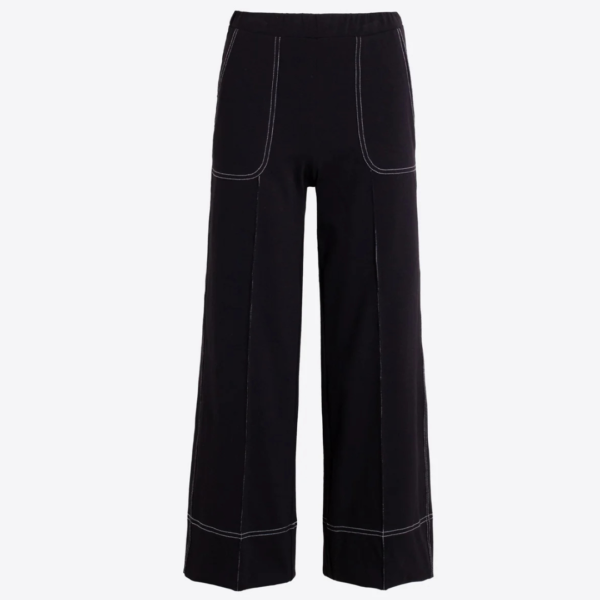 Vilagallo High Waisted Black Trousers