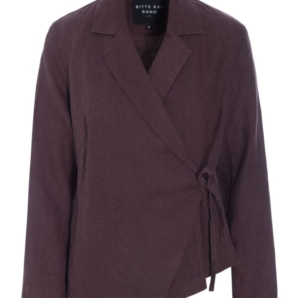 Bitte Kai Rand Lazy Linen Jacket in Raisin