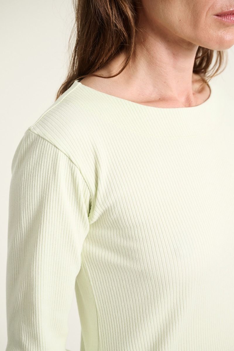 Bitte Kai Rand Three Quarter Sleeve Top In Lime - Image 5