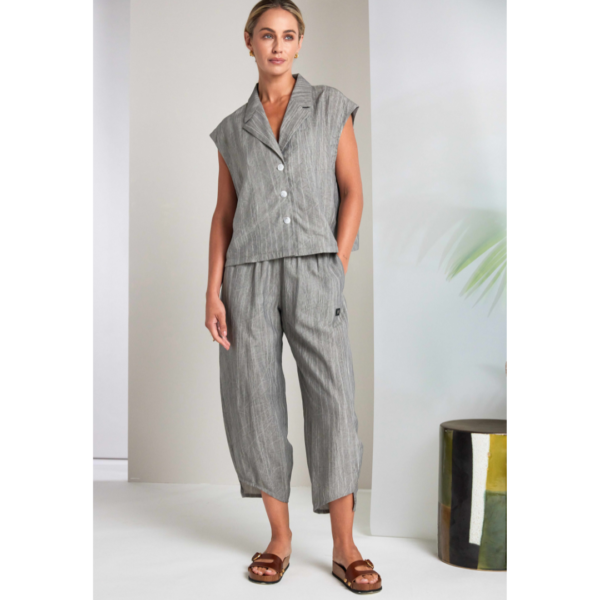 Naya Crinkle Oil Wash Trousers