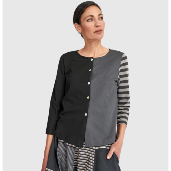 Alembika Short Jacket In Black Mix