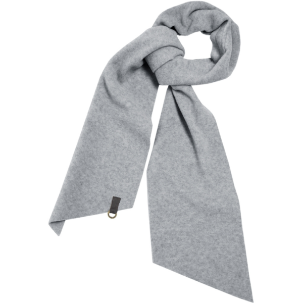 Henriette Steffensen Fleece Mini Scarf In Light Grey