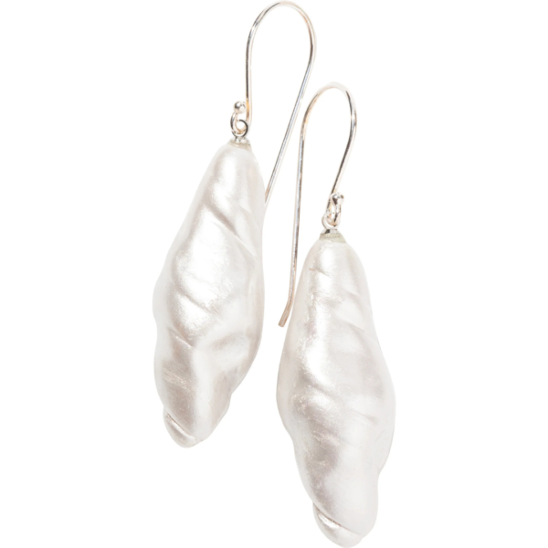 Zsiska Earrings with Pearl Shell Shaped Drops