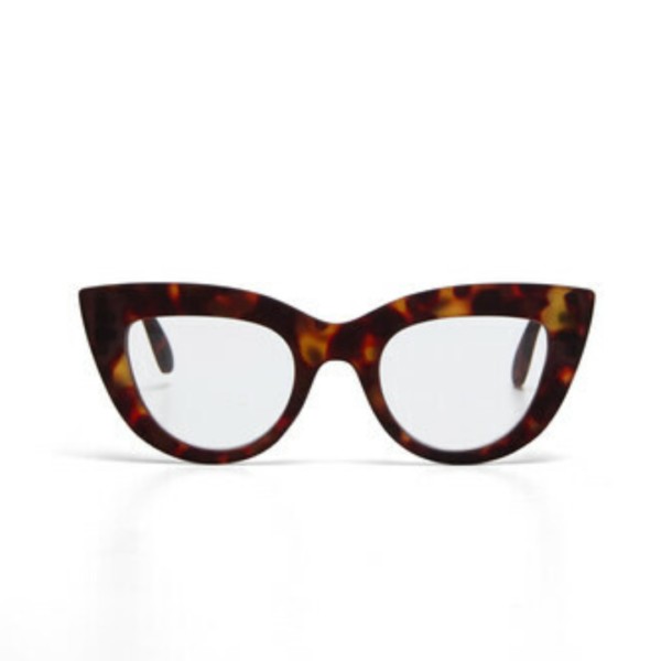 OKKIA Claudia Big Cat Eye Reading Glasses In Havana