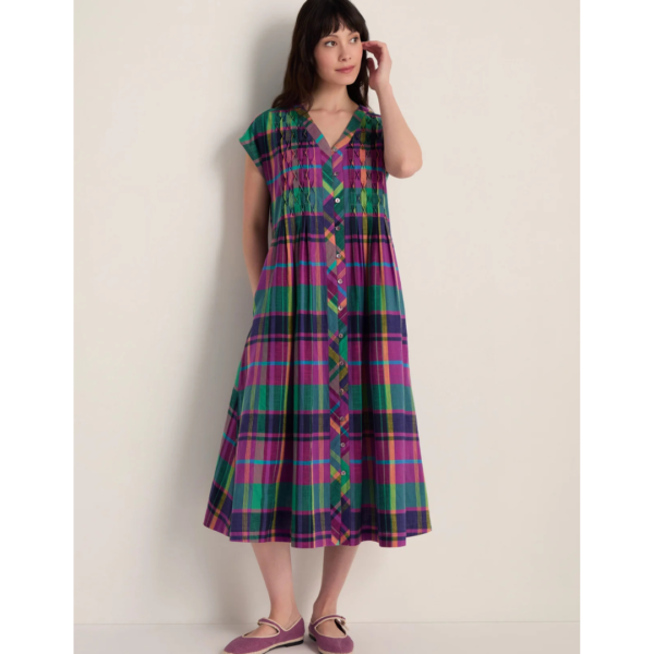 Sahara Madras Coloured Check Dress