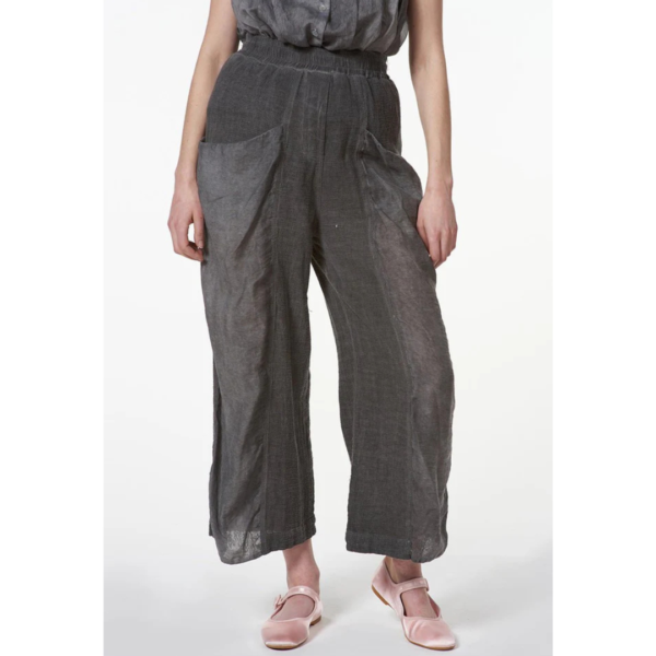 Baci Tex. Trouser In Black Pepper